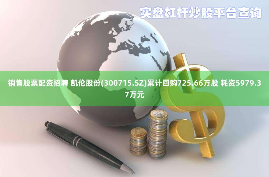 销售股票配资招聘 凯伦股份(300715.SZ)累计回购725.66万股 耗资5979.37万元