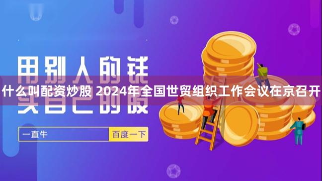 什么叫配资炒股 2024年全国世贸组织工作会议在京召开