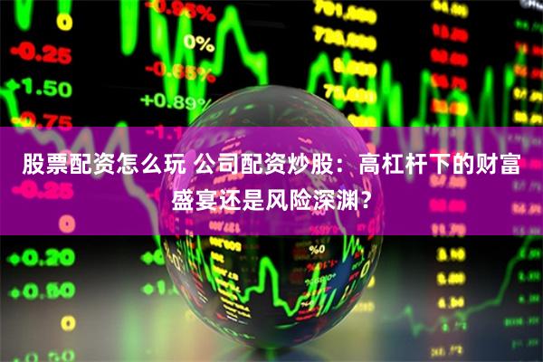股票配资怎么玩 公司配资炒股：高杠杆下的财富盛宴还是风险深渊？